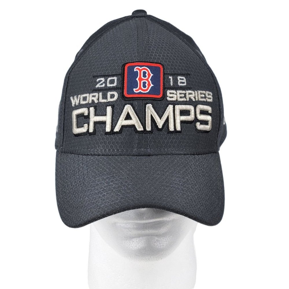 Official New Era 2018 Boston Red Sox World Series Champs On-Field Hat Black MLB